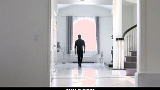 Throbbing cock cumming into her