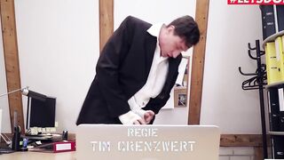BumsBuero - Roxxy X Gigantic Titted German Secretary Helps Boss with her
