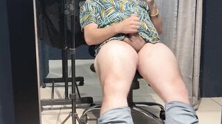 I was amazingly hot vulgar again at work so i had to cum