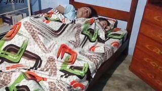 Wake up whore, you must stretched your legs and attend to your male who comes to impregnate you. . She was lying down and I woke her up to pounded her