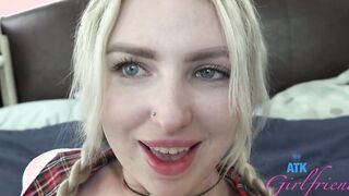 pov Amateur School Girl wanted to suck on that dick and have her cunt eaten Britt Blair