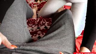 COLLEGE GIRL BANGED milf NEIGHBORS AND CUM INSIDE HER MOUTH