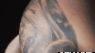 See this freckled Hot's long natural boobies bounce as she fucks