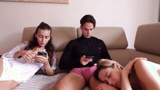Cheating With Step Sister While Mistress Have A Rest