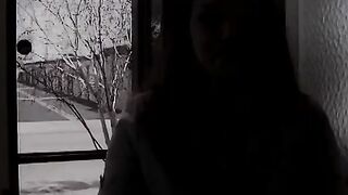 Nice boobies ebony hair amateur honey blows and fucks a fine dick on the sofa