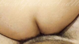 "So you break my booty!" I sit on his penis and he fills my butt with