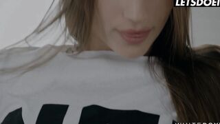 FREE FULL CLIP - Petite Hottie Stella Flex Sensually Fucking With Gf - WHITEBOXXX