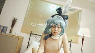 Adorable Cosplayer @cutejoanne Plowed rough by Fans