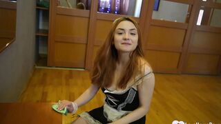My sluts does an super maid roleplay