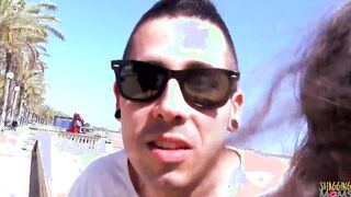 Milf hunter picks up a vulgar dark haired and bangs her booty inside the park