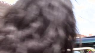 His bbcs interrupts the public vehicle review but the MILF is not complaining at all