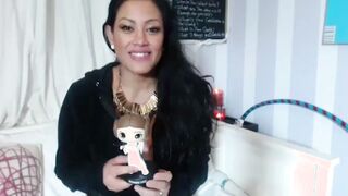 Fantastic Maxine X Just Try Long Sized Vibrators In Her Soak & Loose Pussyhole!