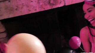 Jenna Foxx Loving big black cock Lex Steele As A Gift From Savana S And Tana L!