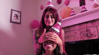 Jenna Foxx Loving big black cock Lex Steele As A Gift From Savana S And Tana L!