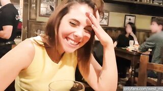 HE CONTROLLS HER BLUETOOTH DILDO INTO THE HARRY POTTER'S PUB| Western dude & Mia Natalia Videos