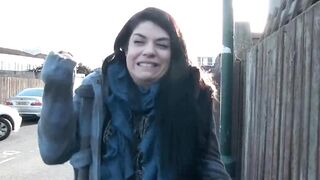 Hot Lucia Love pee public
