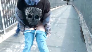 Hot Lucia Love pee public