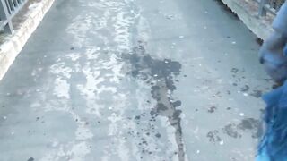 Hot Lucia Love pee public