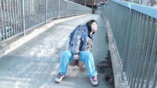 Hot Lucia Love pee public