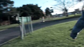 Hot Lucia Love pee public