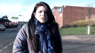 Hot Lucia Love pee public