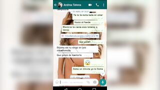 Angela is a friend from work, we talk on WhatsApp, I convince her to make a sex tape call, she tells me she wants to view my penis ... INTO THE CLIP CALL SHE SHOWS ME HER LONG TITTIES AND SHE COMES INTO LESS THAN five MINUTES!