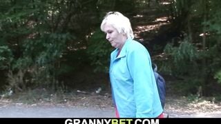 Guy Doggy Bones 80 Years Older Grandmother Roadside