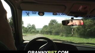 Guy Doggy Bones 80 Years Older Grandmother Roadside