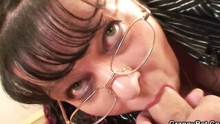 Older woman loves to be plowed from behind