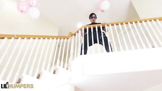 Lil Humpers - Big Titted Hispanic Bridgette B riding younger bro Ricky Spanish