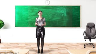 My Professor with tights and no underwear. Vr By Jeny Smith