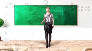 My Professor with tights and no underwear. Vr By Jeny Smith