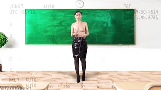 My Professor with tights and no underwear. Vr By Jeny Smith