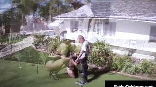 goddess Mexican Ex-Wife Gabby Quinteros Cheats On Golf & On Her Hubby With Penis!