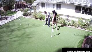 goddess Mexican Ex-Wife Gabby Quinteros Cheats On Golf & On Her Hubby With Penis!