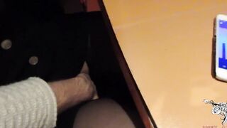 Outside Remote Control Dildo and Final Oral Sex into a Changing Room - B&C