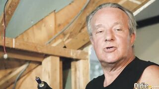 Fat grandpa fucks pretty 18yo 2 18 year old into the same time cunt and mouth