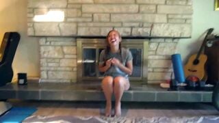 Hot Young Maid Convinced To Try Porn For 1st Time: BrandiBraids