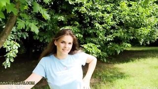 Teenager w/ Big Jugs Taylee Wood Gets Tag Teamed by Dad & His Boy with Long Dick