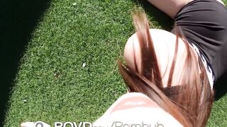 POVD Petite Dark Hair Hot Bends Penis With Her Snatch Into Pov