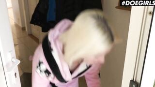 DoeGirls - Zazie Skymm Young Hungarian Cutie Wants To Boned Long Cock Delivery Man For Her Package