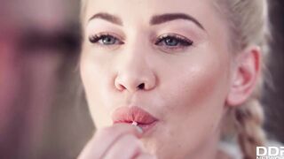 Lucky Stud Gets His Lollipop Licked by Lindsey Olsen & Sonia Lion