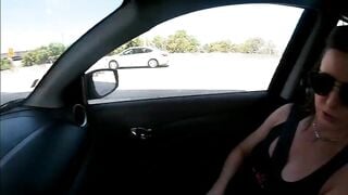Helena Price - Married Women Go For A Drive Outside Flashing And Upskirt!
