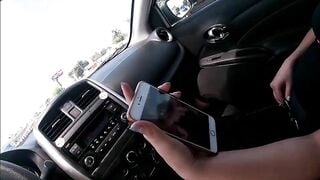 Helena Price - Married Women Go For A Drive Outside Flashing And Upskirt!