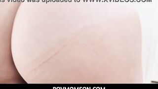 Red Head big titted mom stepmom cant without his strong thing