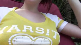 Beauty red haired step daughter banged! by an mature man - Zoey Nixon