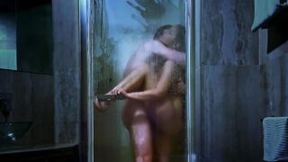 She Joins Him Into The shower Because She Needs His Huge Dick Into Her