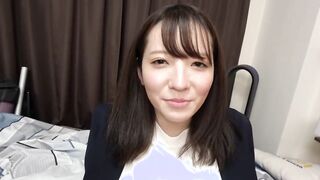 A college schoolgirl is having an online job interview while her twat is getting banged!...