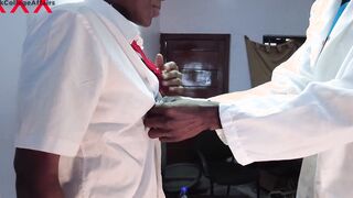 Biology professor uses his big ebony cock to educate the 18yo college women how rough a cunt should be pounded during a one of a kind cumshot experiment class