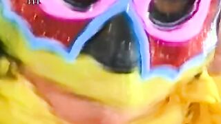 Italian porn on VHS with swinger couples inside masks #8